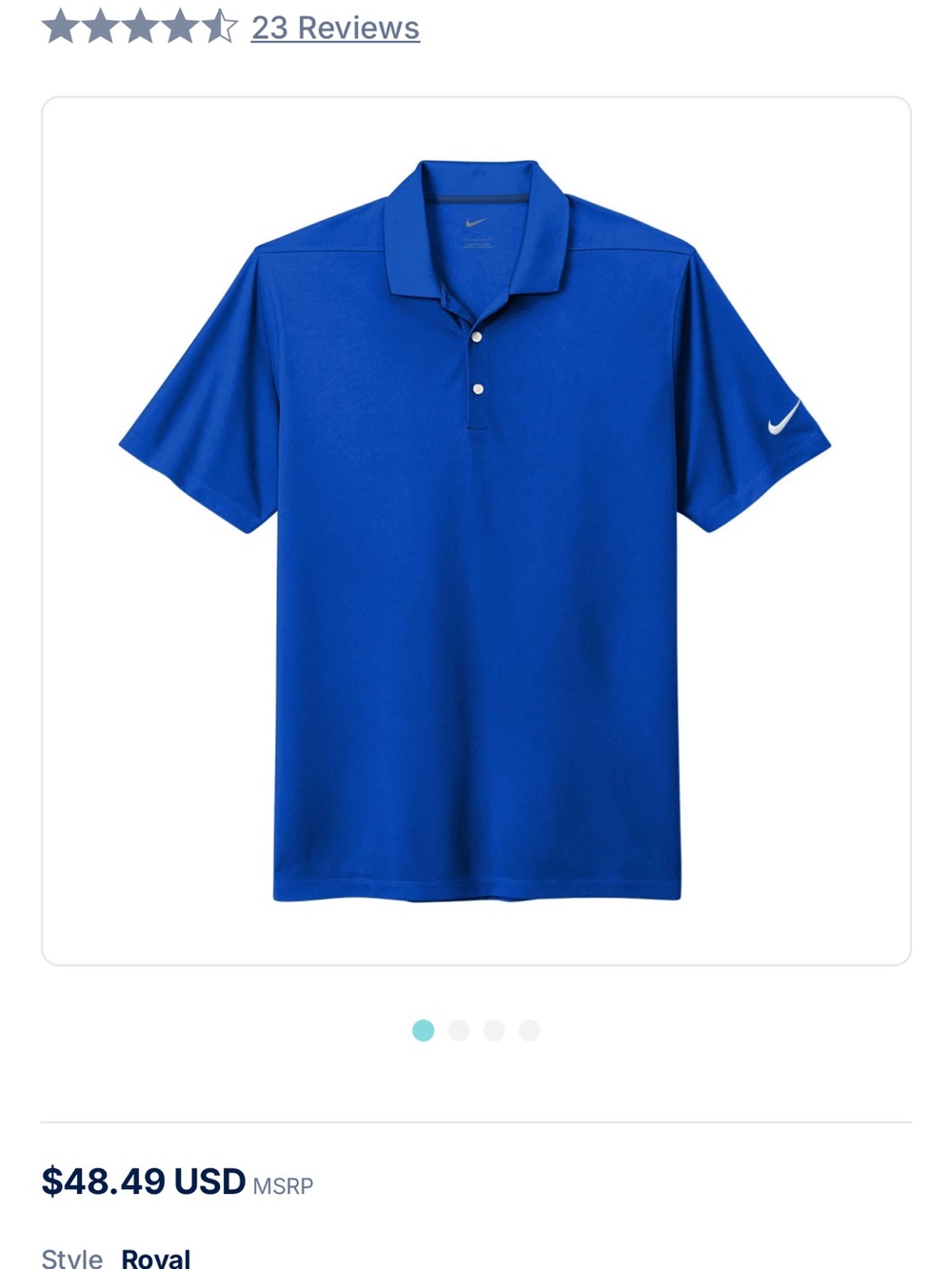 2 Nike Golf Dri-FIT Polo Shirts Blue & Green Short Sleeve Men’s XXL Bundle - Picture 15 of 16